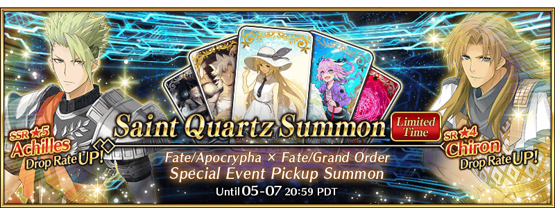 Fate/Apocrypha × Fate/Grand Order Special Event Pickup Summon