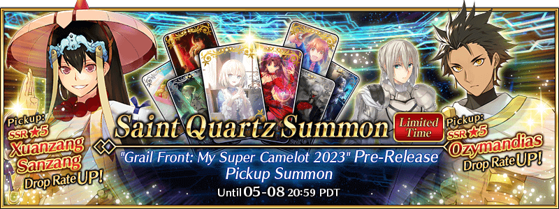 Grail Front: My Super Camelot 2023 Pre-Release Pickup Summon (Daily)