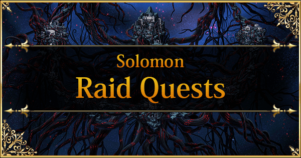 Solomon: Raid Quest List