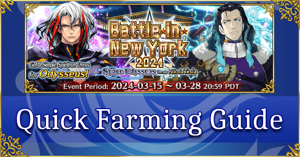 Battle in New York 2024 - Quick Farming Guide