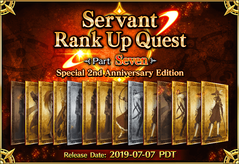 Servant Rank Up 7 Banner